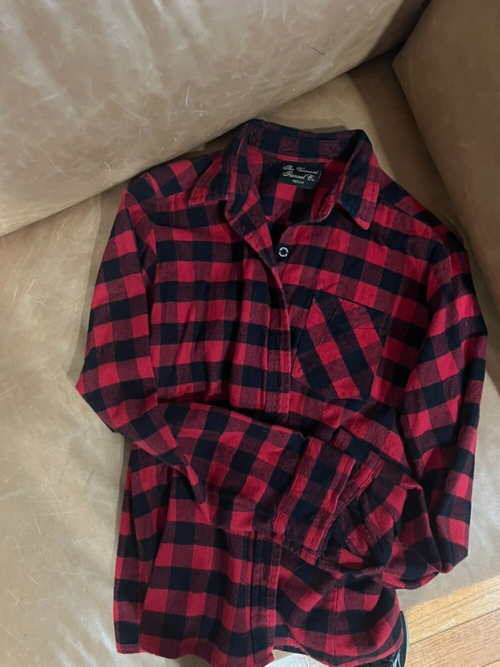 The Vermont Flannel Co. Red & Black Buffalo Plaid Shirt